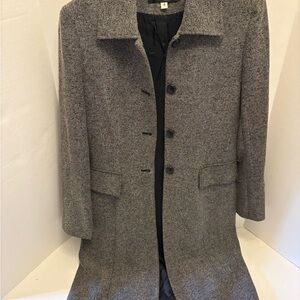 Women's Black and Gray Formal/Business Coat